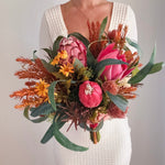 Artificial flowers Wedding Bouquet - Native Burgundy Mix - Sonder + Stone Boutique