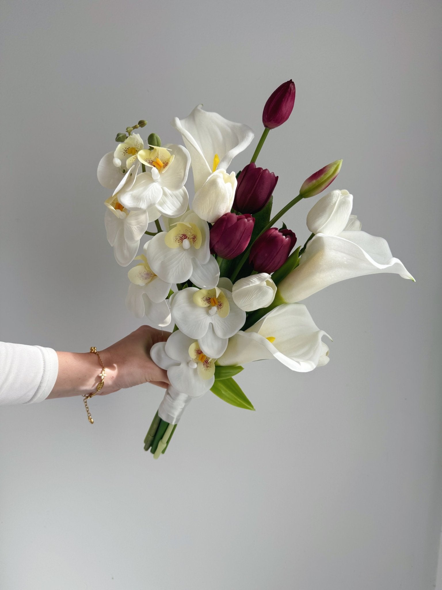 Wedding Bouquet - The Burgundy Edit - Premium Artificial Wedding Flowers by Sonder + Stone Boutique