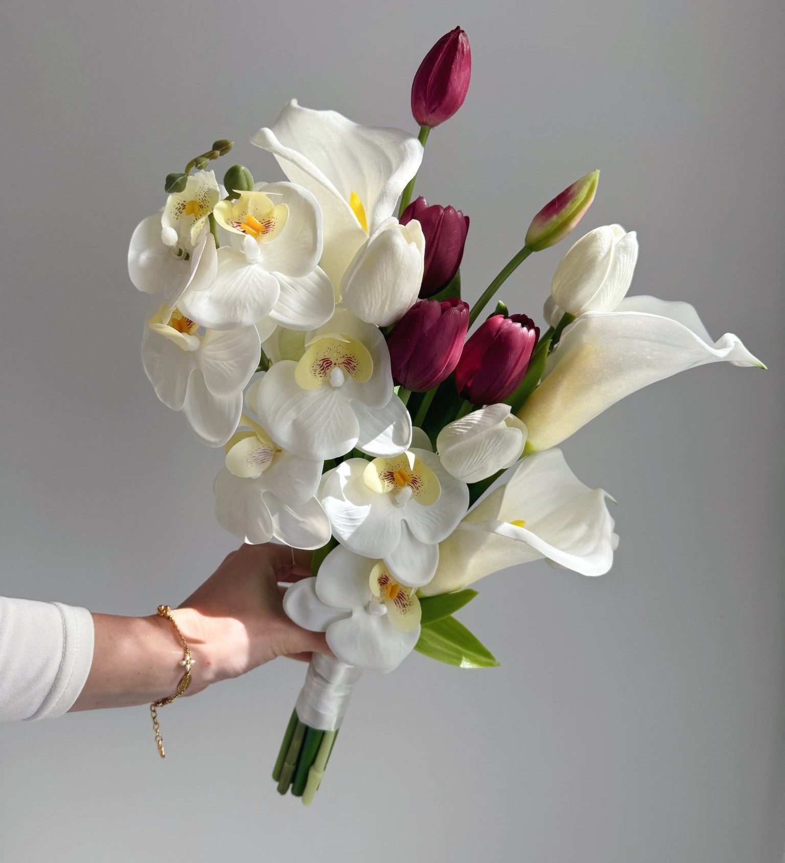 Wedding Bouquet - The Burgundy Edit - Premium Artificial Wedding Flowers by Sonder + Stone Boutique