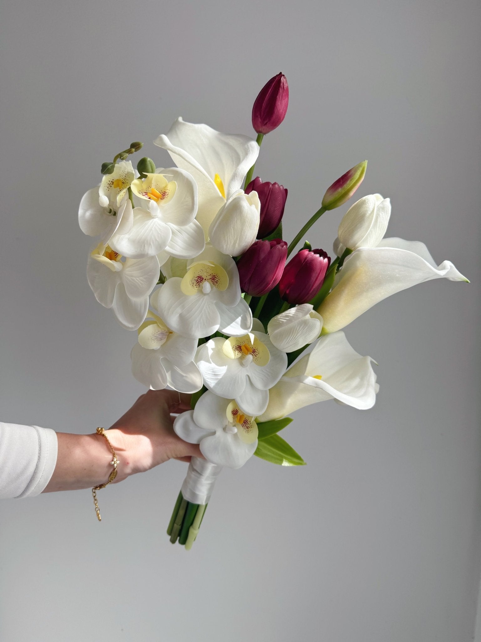 Wedding Bouquet - The Burgundy Edit - Premium Artificial Wedding Flowers by Sonder + Stone Boutique
