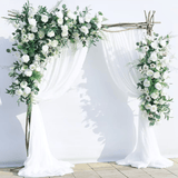 Artificial flowers White Rose + Greenery Flower Decoration - Sonder + Stone Boutique