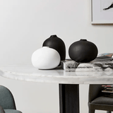 Artificial flowers Taro Vessel - Medium (Black) - Sonder + Stone Boutique