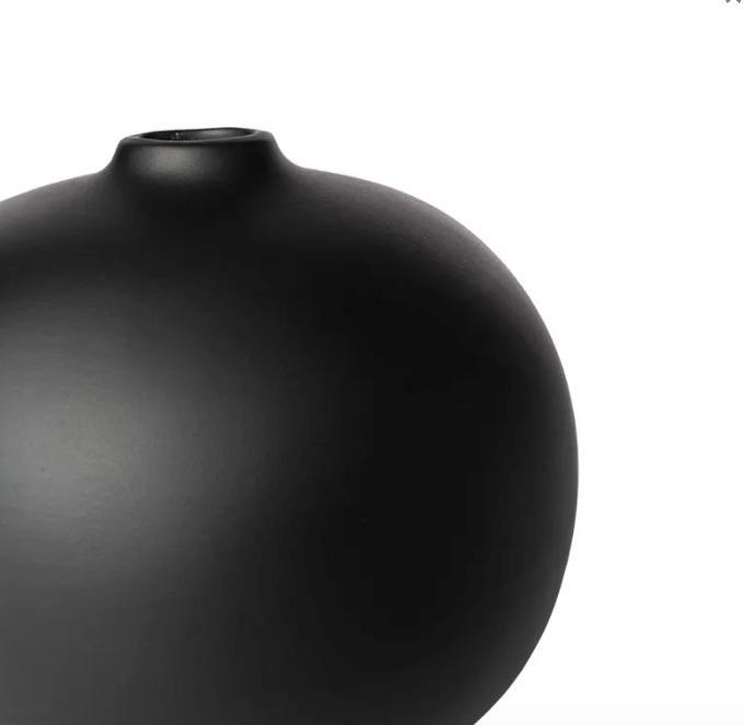 Artificial flowers Taro Vessel - Small (Black) - Sonder + Stone Boutique